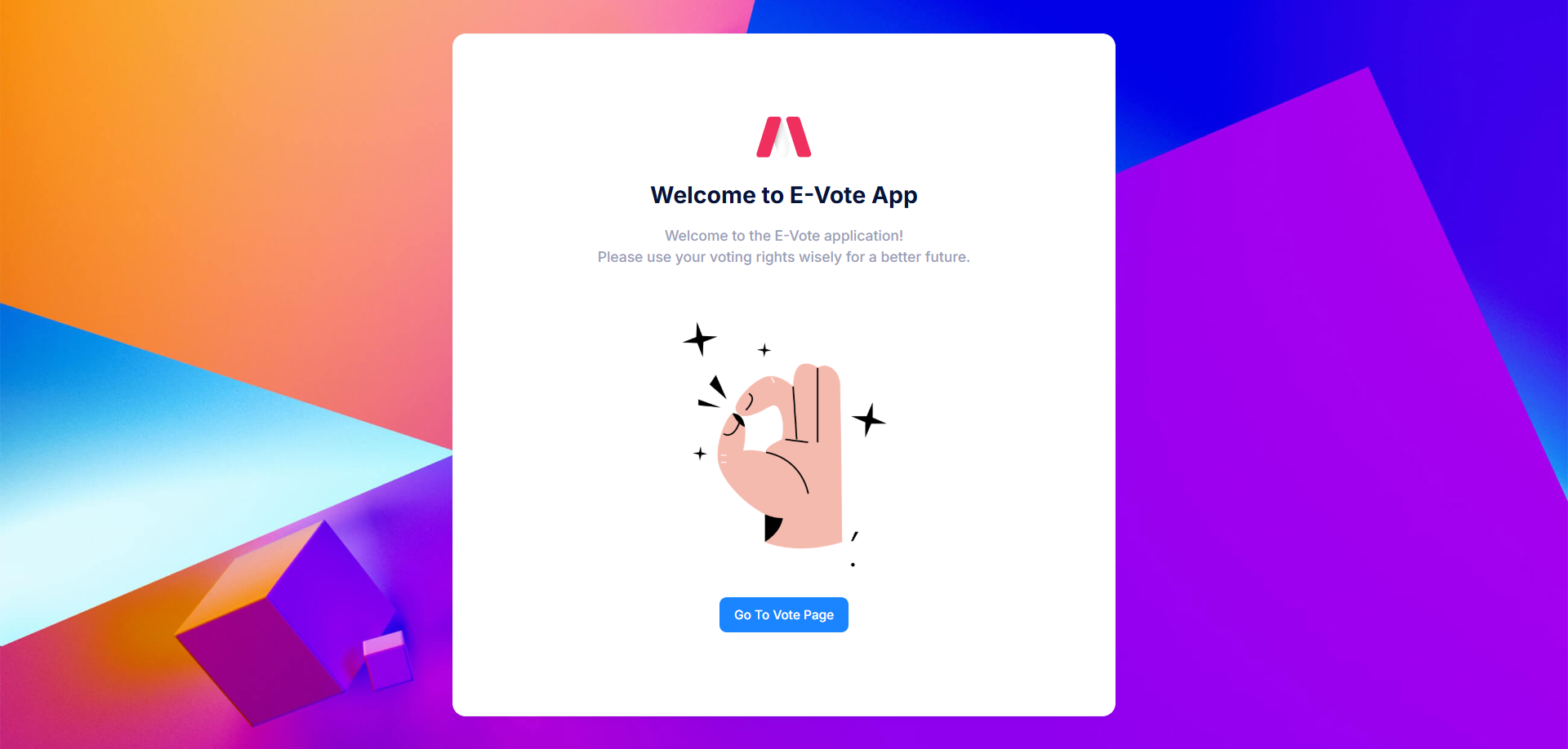 Evote App — e‑Voting